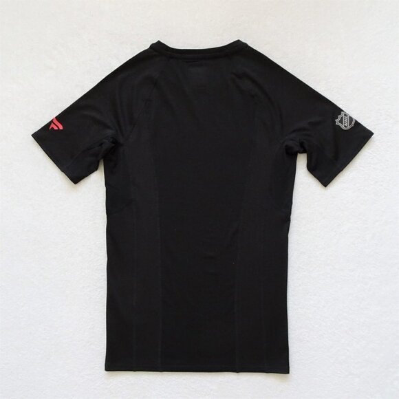 NHL Fanatics OTTAWA SENATORS Hockey T-Shirt Size M Black Authentic Pro Short Slv - Picture 4 of 5